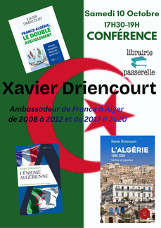 Conférence Algérie 1830-2026 par Xavier Driencourt