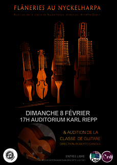 Audition des classes de nickel harpa et de guitare