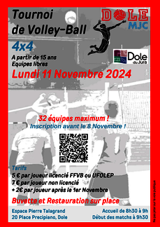 Tournoi de Volley du 11 Nov 2024