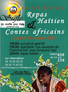 REPAS HAÏTIEN ET CONTES AFRICAINS