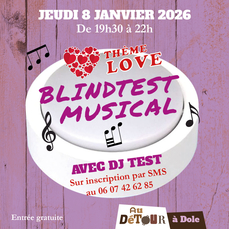 Soirée BLINDTEST musical "Thème LOVE" avec DJ TEST