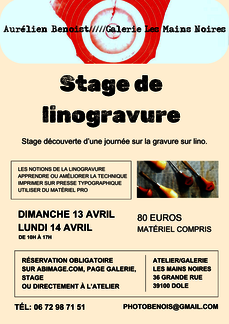 Stage d'initiation à la linogravure