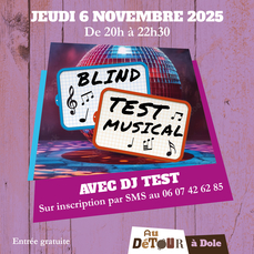 Soirée BLINDTEST musical 90's avec DJ TEST