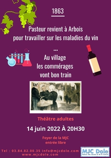 Représentation de fin d'année de l'atelier théâtre adultes de la MJC