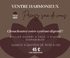 Yoga - Atelier ventre harmonieux