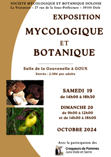 Exposition plantes champignons et pommes