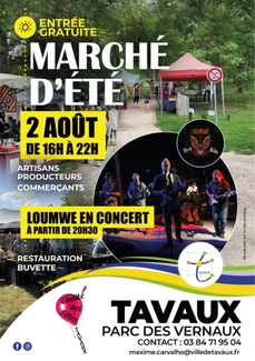 Marché d'été et concert