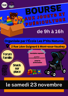 Bourse aux jouets & Conférences parents enfants