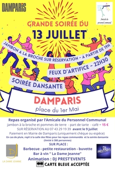soirée du 13 juillet