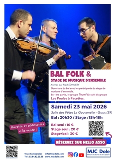 BAL FOLK ET STAGE DE MUSIQUE D'ENSEMBLE