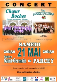 Concert Les Alentours et Le Chœur des Roches