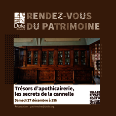 RDV Patrimoine : Trésors d’Apothicairerie « Les secrets de la cannelle »