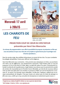 LES CHARIOTS DE FEU / COUP DE COEUR DU SPECTATEUR