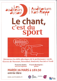 Le chant, c'est du sport