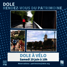 RDV Patrimoine : Dole à vélo