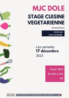 STAGE CUISINE VÉGÉTARIENNE