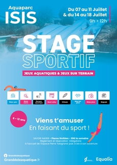 Stage sportif Aquaparc Isis