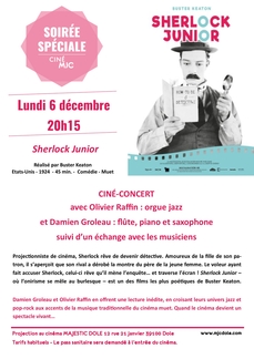 CINÉ-CONCERT - Sherlock Junior