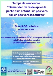Temps de rencontre "cheminer ensemble après la perte d'un enfant"