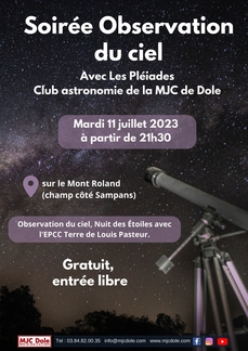 Soirée observation du ciel