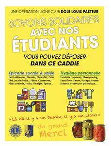 SOYONS SOLIDAIRE AVEC NOS ETUDIANTS