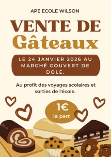 Vente de gâteaux