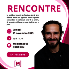 Rencontre avec Grégoire Champion (Demain nous appartient)