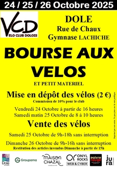 Bourse aux Vélos et petit matériel