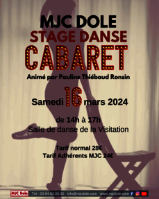 STAGE DE DANSE CABARET