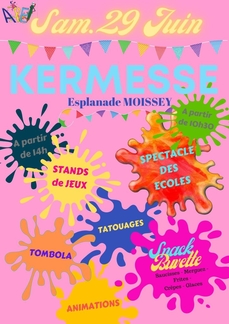 Kermesse de l'école de Moissey