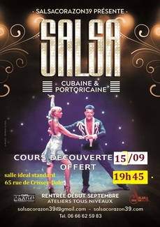 Cours d’essai de salsa cubaine gratuit