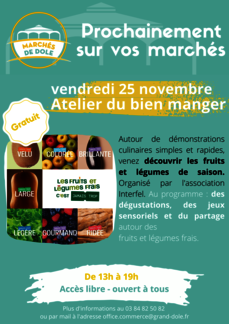 Ateliers autour des fruits et légumes de saison