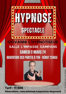 Voyage spectacle d'hypnose