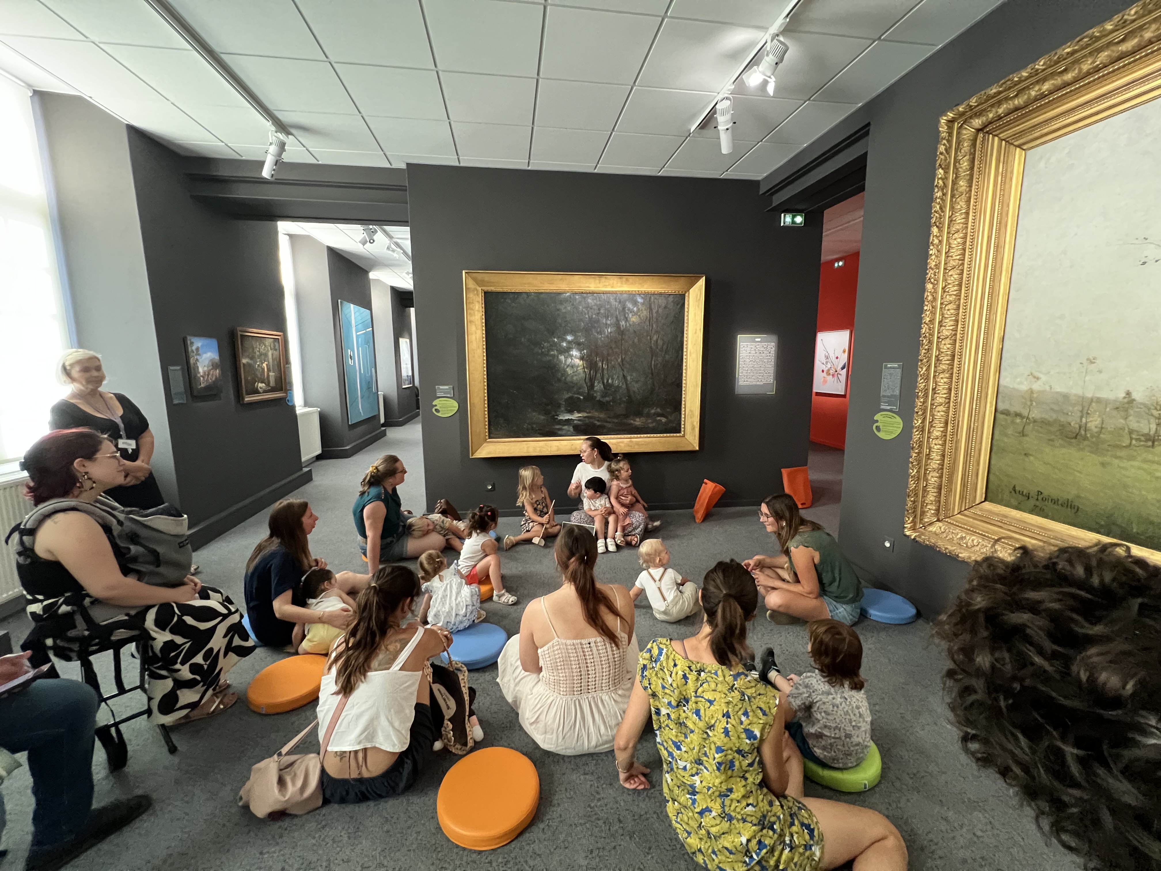 Ma première visite au musée