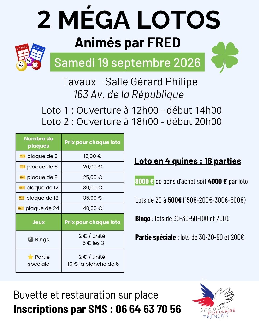 2 Méga lotos solidaires