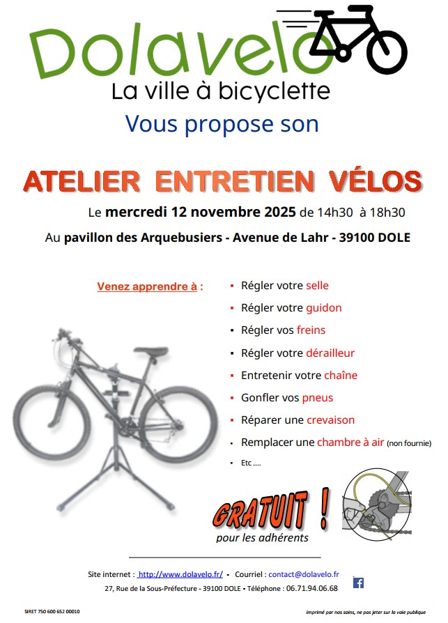 Dernier atelier-vélo de l'année