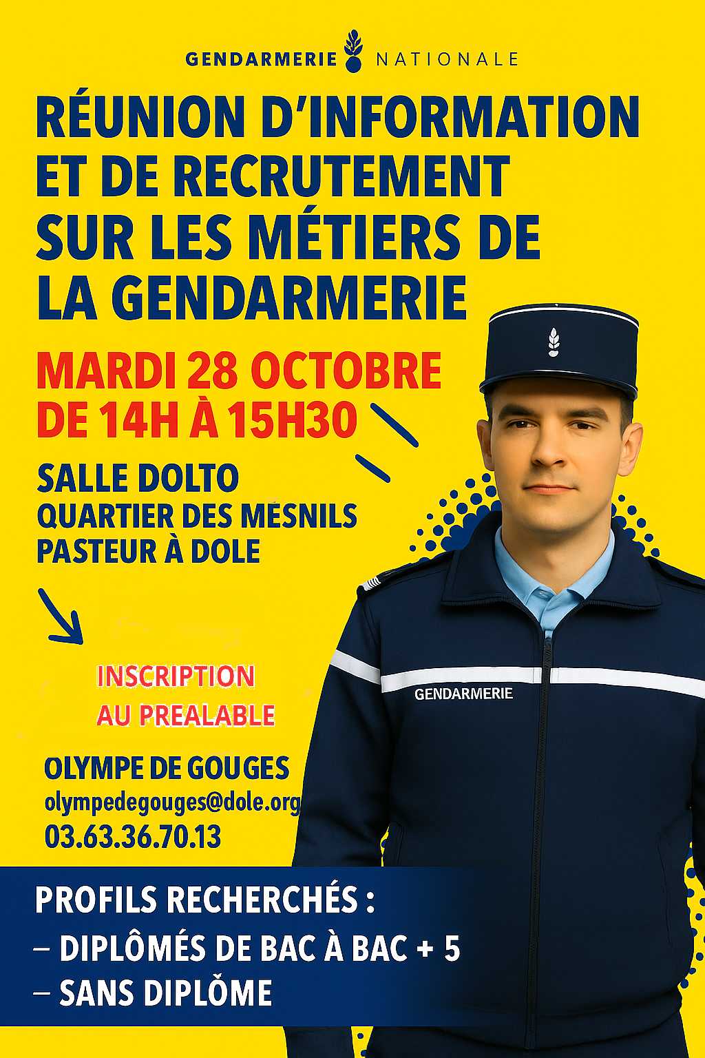 Réunion d'information et de recrutement