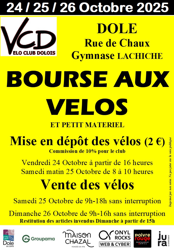Bourse aux Vélos et petit matériel