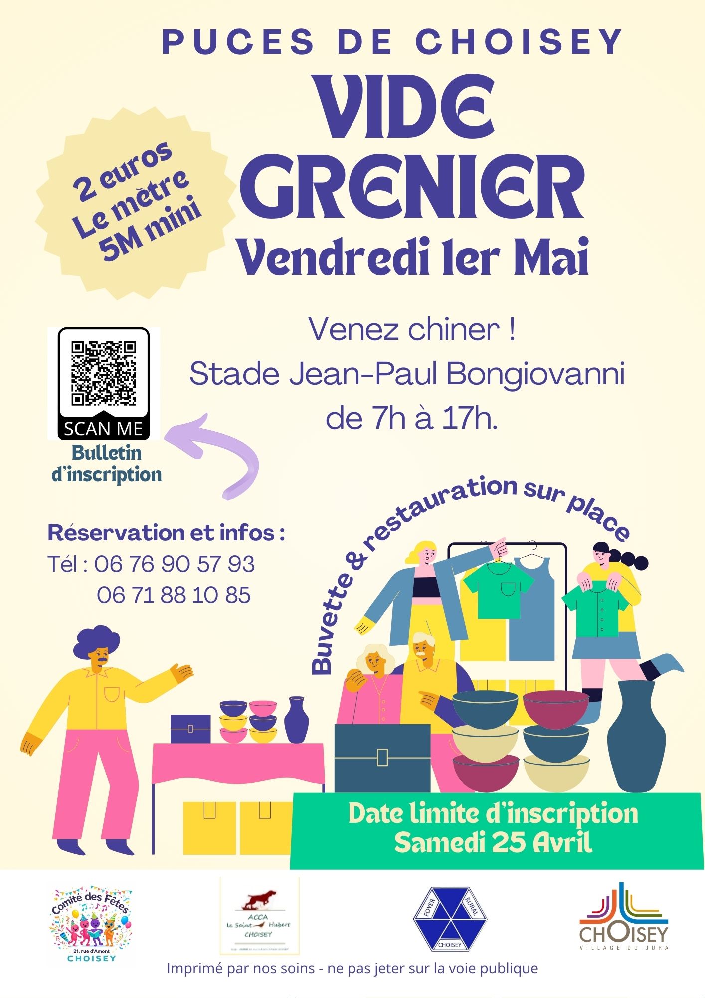 Puces du 1er Mai à Choisey