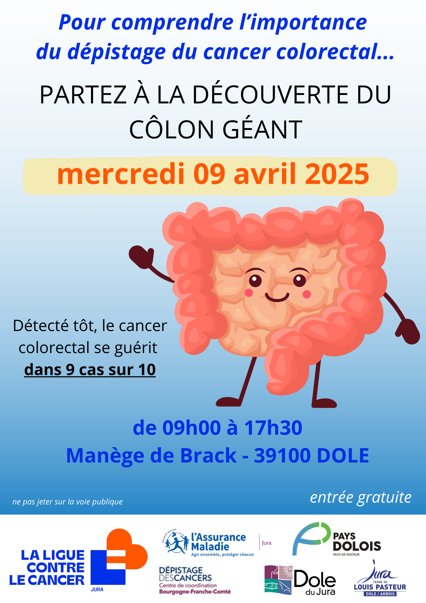 Pour comprendre l'importance du dépistage du cancer colorectal, partez à la découverte du Côlon Géant