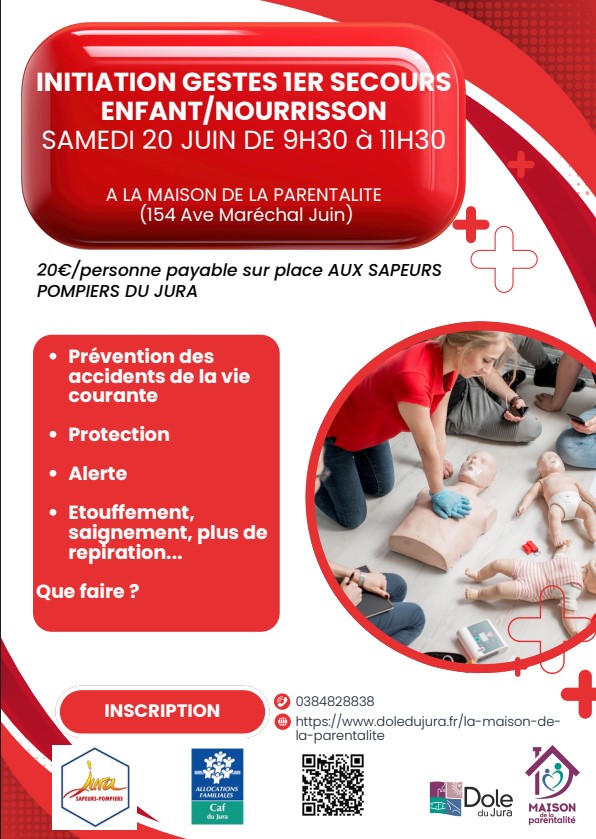 Gestes 1er secours enfant/nourrisson
