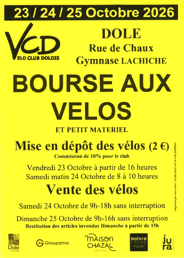 Bourse aux Vélos et petit matériel