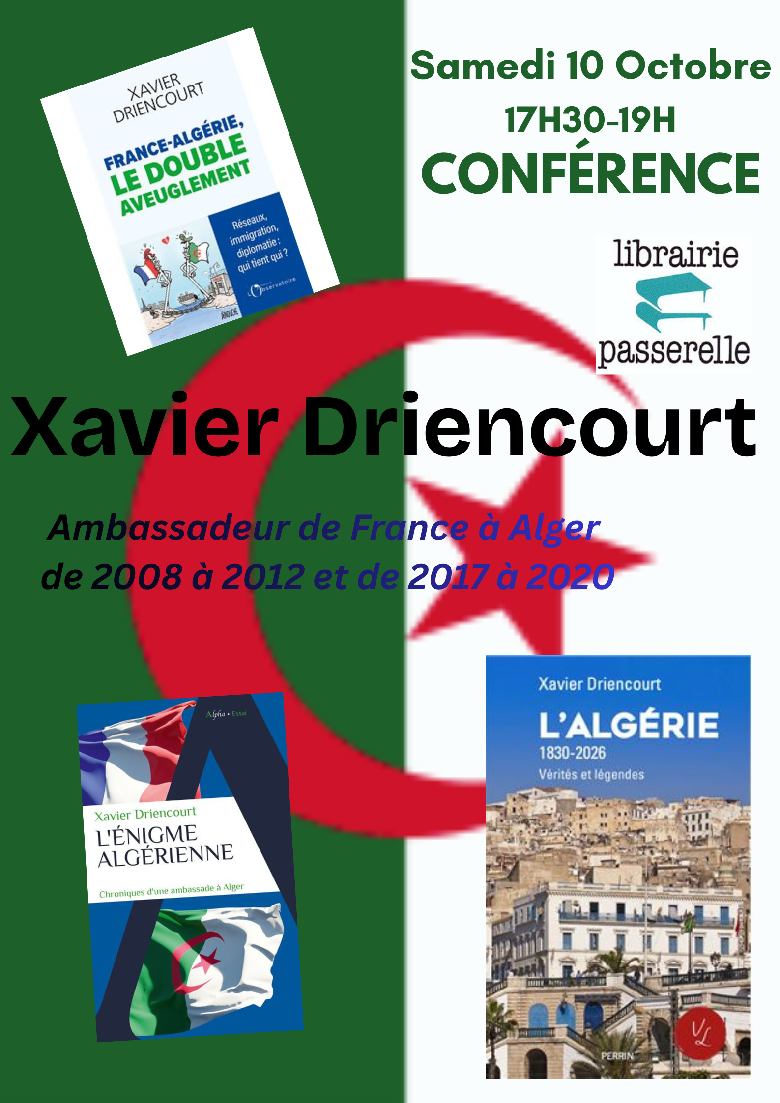 Conférence Algérie 1830-2026 par Xavier Driencourt
