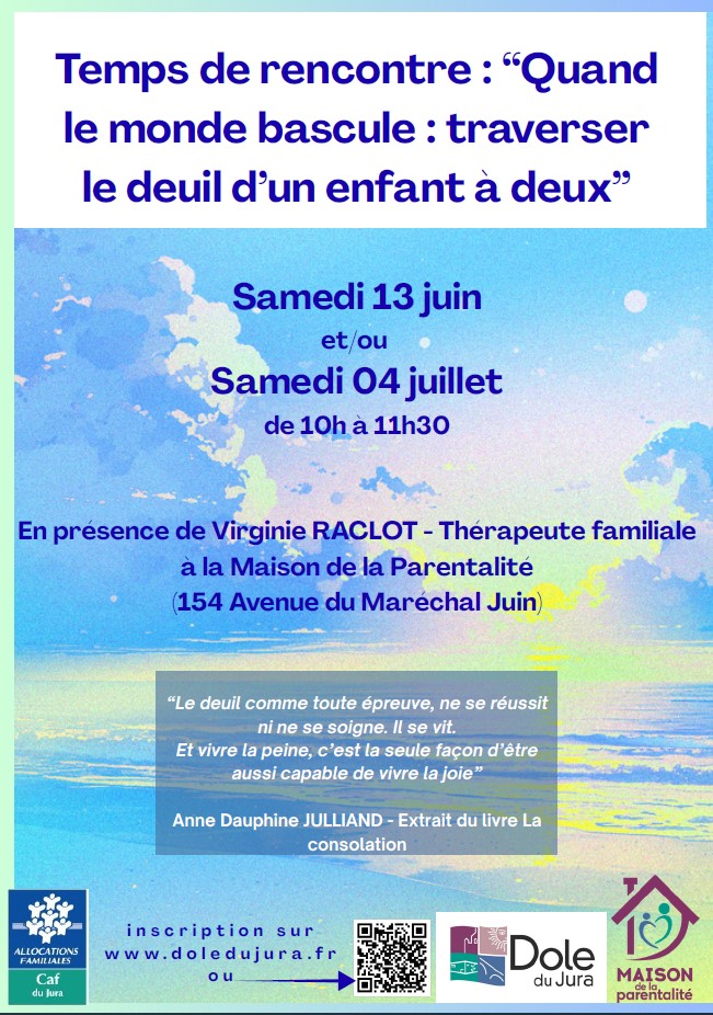 Temps de rencontre "cheminer ensemble après la perte d'un enfant"