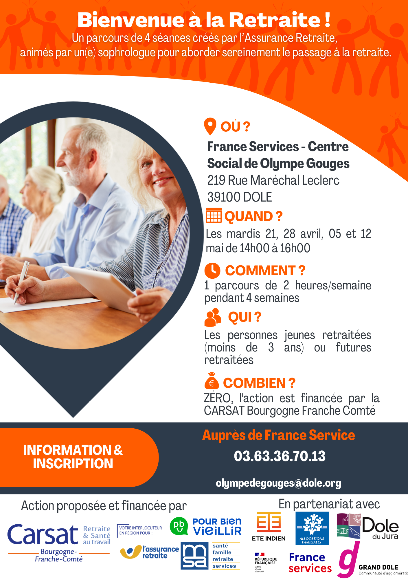 Ateliers "Bienvenu à la retraite"