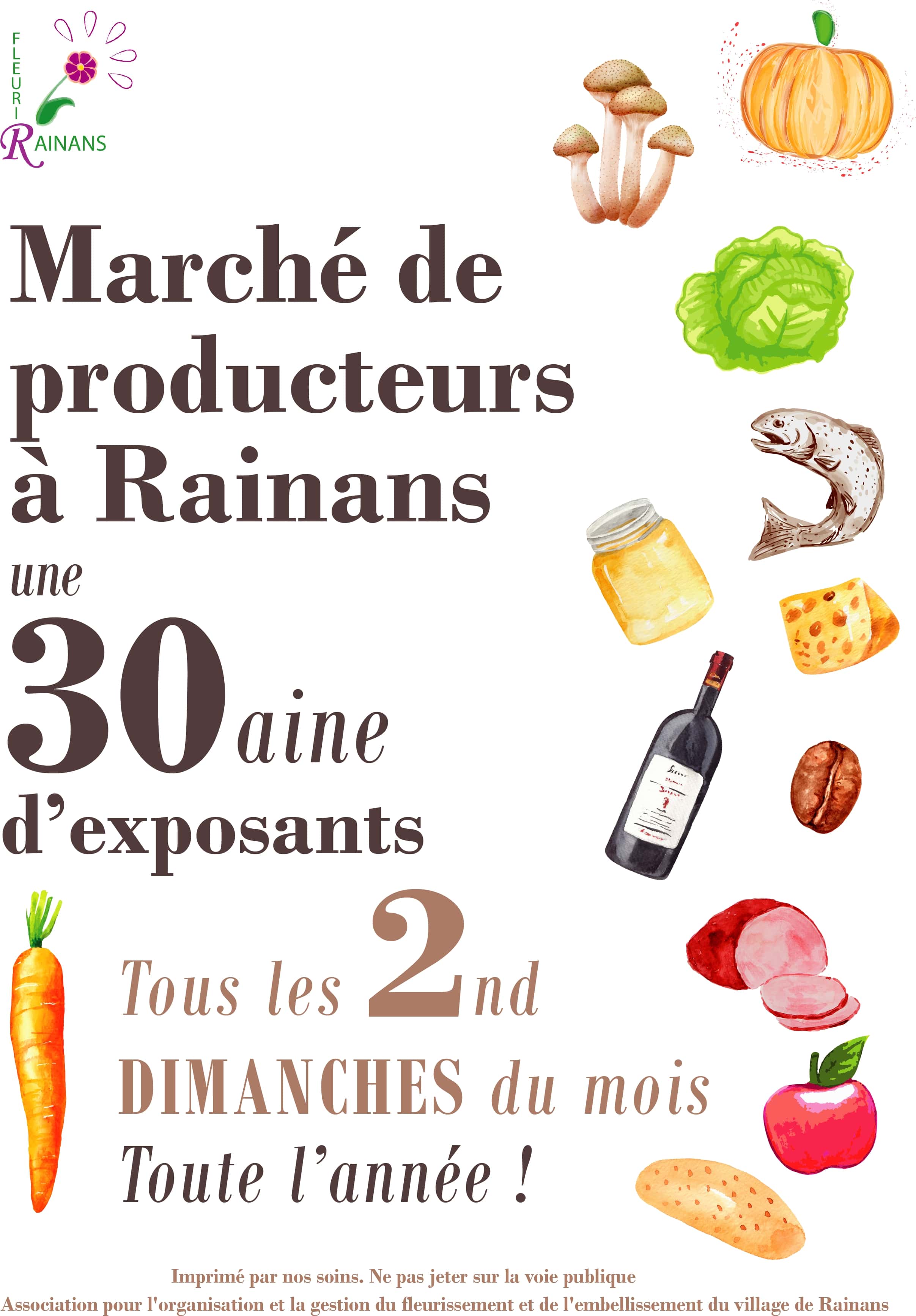 Marché de producteurs et d'artisans de Rainans