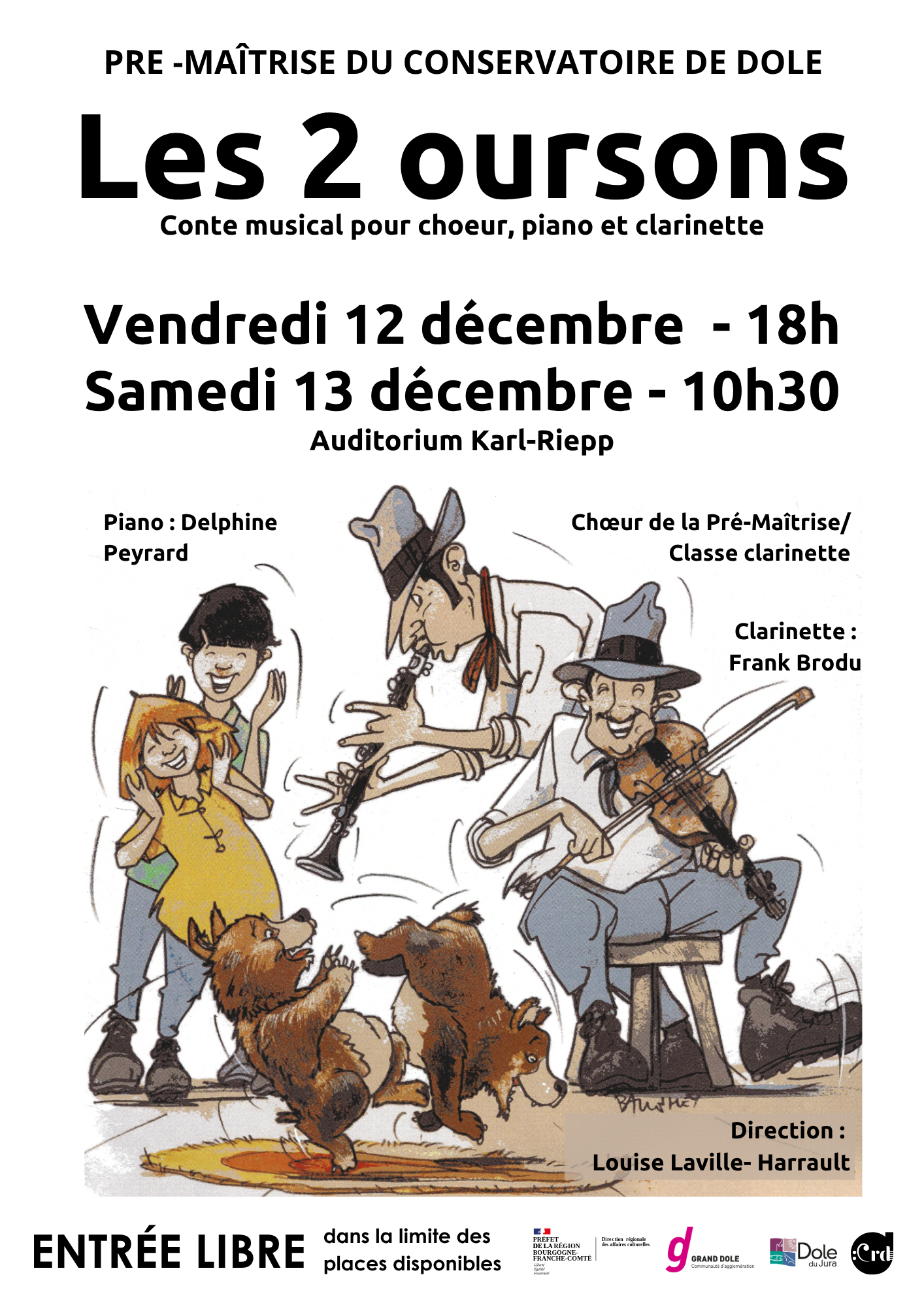 conte musical "Les 2 oursons"