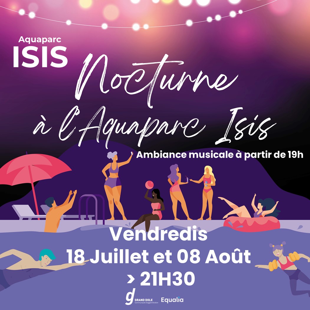 Nocturne à l'Aquaparc Isis