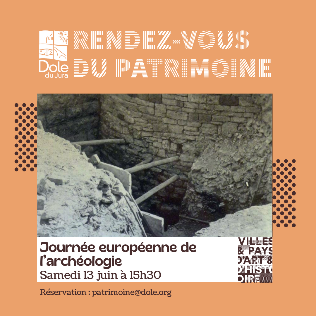 RDV Patrimoine : Journées Européennes de l'Archéologie.