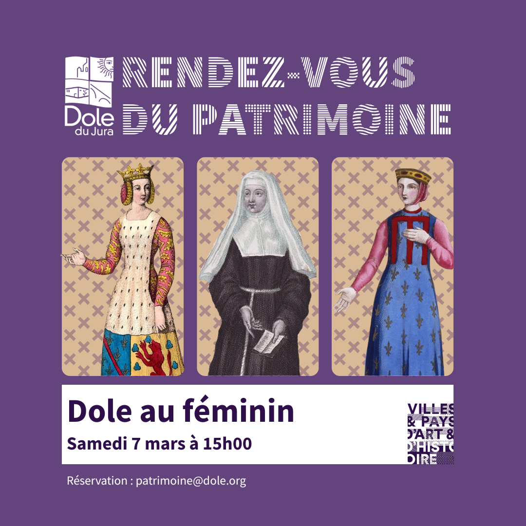 RDV Patrimoine : Dole au féminin